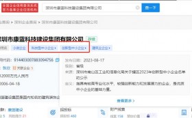 凯发k8官网集团入选深圳市2023年创新型中小企业名单